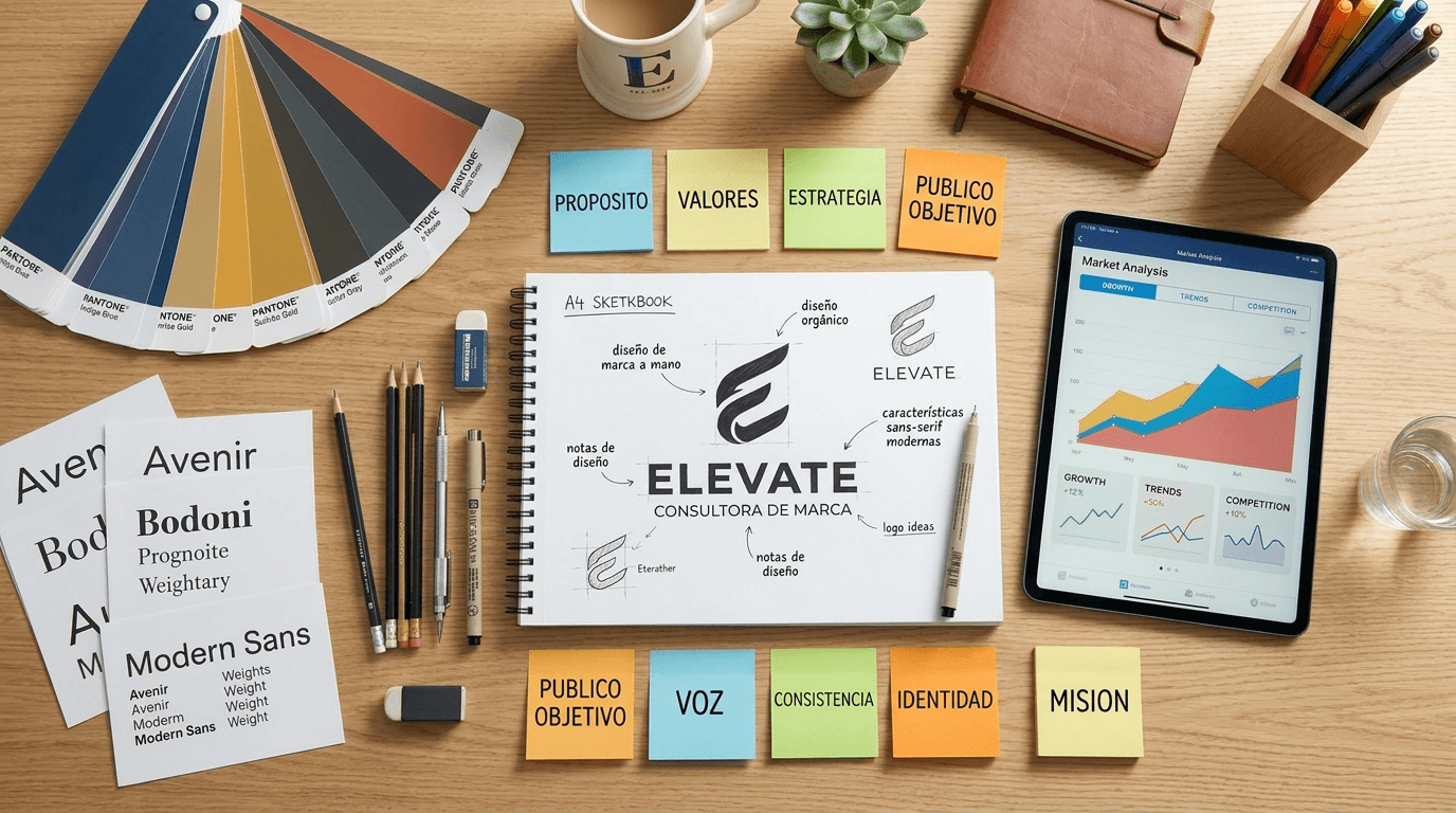 Diseño de identidad corporativa - Fase de estrategia
